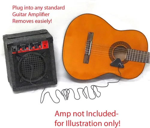 Vista 5 de GSP-1 Pastilla acústica para guitarra acústica con cable de 9 pies y enchufe de 1/4", Transductor Deluxe