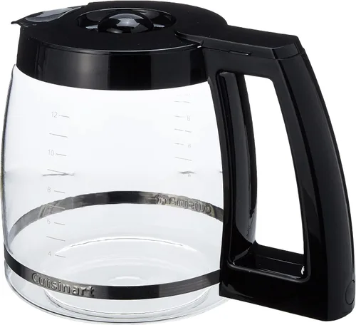 Vista 2 de Cuisinart - Jarra de café de cristal de repuesto para 12 tazas DCC-1200PRC, color negro