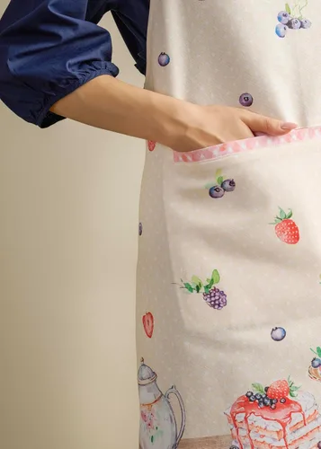 Vista 382 de Maison d' Hermine Delantales para mujer con bolsillo, 100% algodón (27.50 x 31.50 pulgadas)