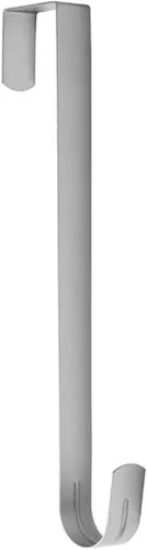 Vista 23 de Sattiyrch Colgador de corona de 12 pulgadas para puerta delantera, gancho de acero para colgar sobre la puerta, colgador de puerta de corona