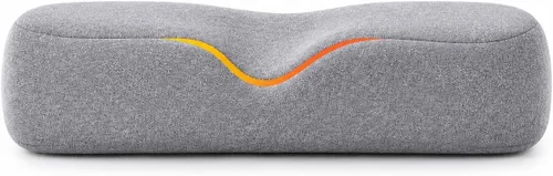 Vista 2 de Almohada de espuma viscoelástica para aliviar el dolor de cuello, almohada cervical ergonómica ortopédica ajustable para dormir con funda lavable