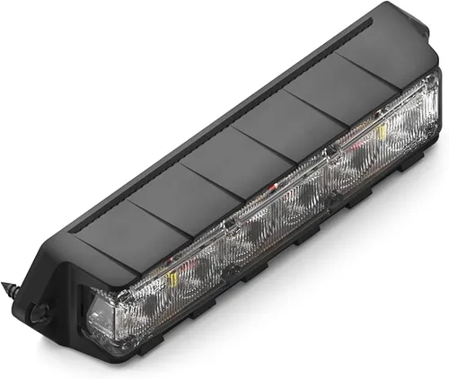 Vista 3 de Feniex Industries: Luces de advertencia LED profesionales de montaje en superficie Fusion-S (ámbar) para obras públicas y camiones de remolque