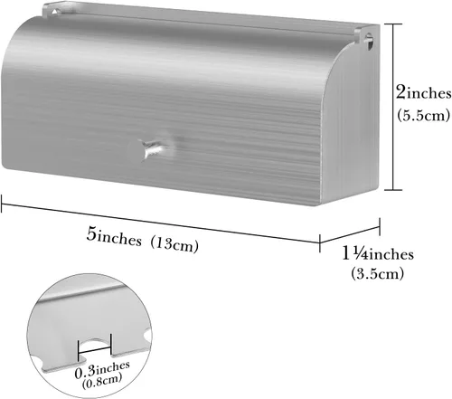 Vista 5 de Linkidea Soporte para cepillos de dientes con cubierta para baño, ducha, acero inoxidable, autoadhesivo, 6 ranuras, organizador de cepillos