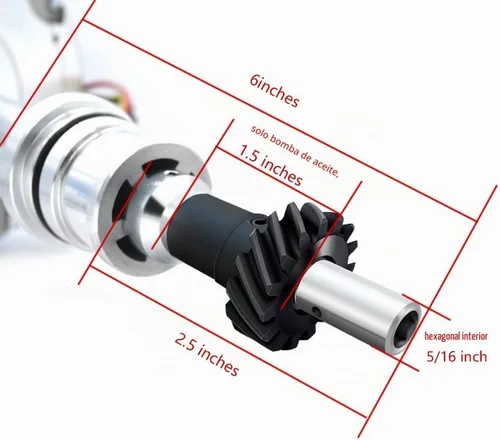 Vista 6 de MAS Distribuidor de Encendido HEI Premium de 65K Voltios con Cables de Bujías de Alto Rendimiento y Arnés de Cableado de Batería Pigtail Gratuito