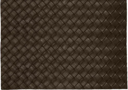 Vista 3 de VViViD Vinilo de tejido de celosía en relieve de cuero marino artificial (marrón, 5 pies x 54 pulgadas)