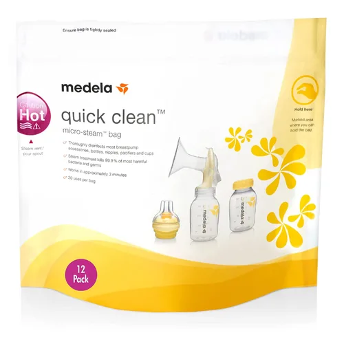 Vista 5 de Medela Juego de soluciones de almacenamiento de leche materna, suministros y recipientes de lactancia materna, organizador de leche materna y bolsas