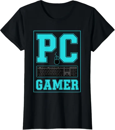 Vista 35 de PC Gamer Gaming Teclado Ratón Esports Computer Fan Camiseta