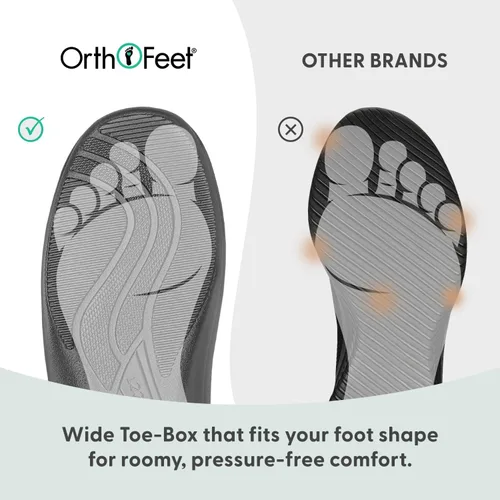 Vista 6 de Orthofeet - Alivio probado del dolor de pies y del talón. Anchos extendidos. Mejores zapatos ortopédicos para mujeres diabéticas o con juanetes