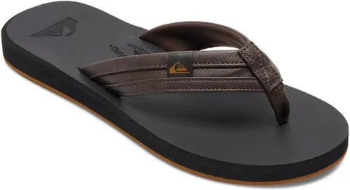 Vista 13 de Quiksilver Sandalia de tres puntos Carver Nubuck para hombre negro gris negro