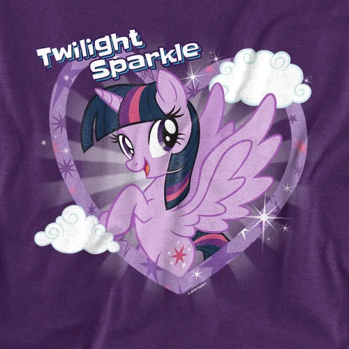 Vista 2 de Popfunk Camiseta y calcomanías clásicas de My Little Pony: Friendship is Magic Twilight Sparkle