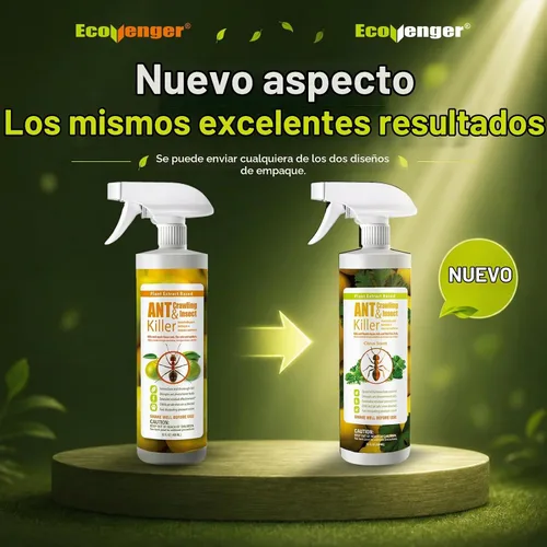 Vista 7 de EcoRaider insecticida y hormiguicida (aroma de cítricos) de 16 oz, natural y no tóxico