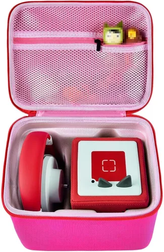 Vista 7 de Carrying Case for Toniebox Starter Set 1，2 and Tonies Figurines with EVA Protective Material to Hold Headphones, Charging Station & Accessories for