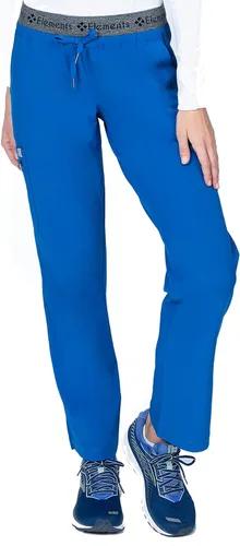 Vista 3 de Scrubs for Women Set 8 Pocket 4-Way Stretch Mock Wrap & Cargo Pant for Nurses Veterinarian Dentist Elements Select ES2976