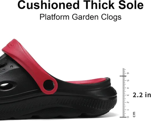Vista 3 de Zuecos con soporte de arco para hombres y mujeres, zapatos de jardín ligeros para exteriores, sandalias de playa y recuperación con plantillas