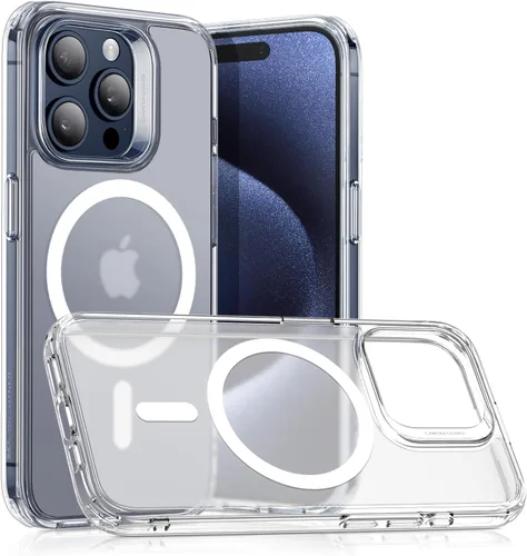Vista 21 de ESR Funda para iPhone 14 Plus, compatible con MagSafe, protección de grado militar a prueba de golpes, resistente al amarillamiento, funda magnética