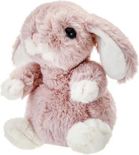 Vista 2 de DILLY DUDU Peluche de conejo/conejo rosa, juguete de peluche, regalos para niños (6 pulgadas)