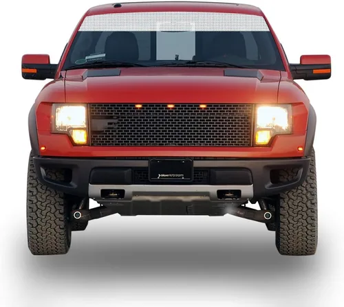 Vista 3 de Calcomanía para parabrisas compatible con Ford F150 Series Raptor 2009-presente (negro)