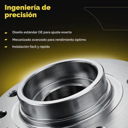 Vista 6 de TUCAREST 513310 (con 29 ranuras) Cojinete de rueda delantera y conjunto de cubo compatible con 2007-2012 Ni-ssan Altima 2.5L 4 ruedas ABS /2003-2007
