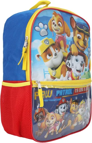 Vista 5 de Bioworld PAW Patrol - Juego de mochila juvenil de 5 piezas, Perros, Dibujos Animados, Pata, Patrulla, Héroes, Mochila, Bolsa, Fiambrera, Conjunto