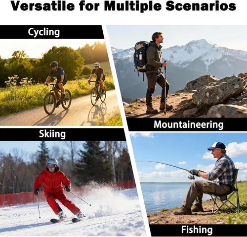Vista 5 de Máscara facial para hombres y mujeres, protección solar UPF 30+, transpirable, bandana para motocicleta, senderismo, pesca