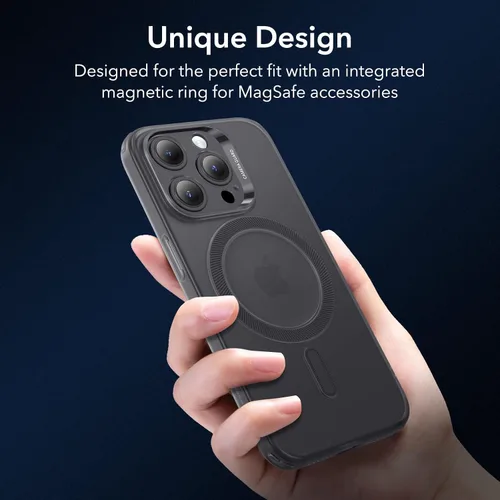 Vista 4 de ESR Funda para iPhone 13 Pro, Compatible con MagSafe, Protección de Grado Militar, Resiste el Amarillamiento y los Arañazos, Funda Magnética
