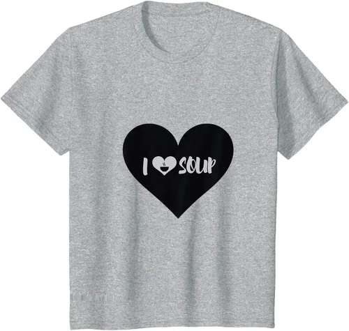 Vista 31 de I Love Soup - Camiseta de regalo con forma de corazón, Blanco, S Asfalto