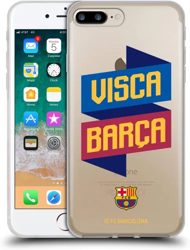 Vista 47 de Head Case Designs Funda de gel con licencia oficial del FC Barcelona con logotipo y patrón de Forca Barca [protección de grado militar] compatible