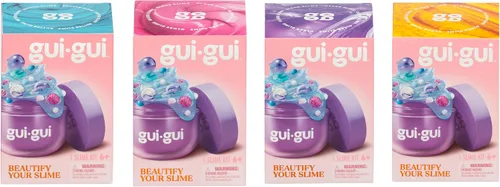 Vista 10 de GUI GUI Kit de slime perfumado, paquete de 1 unidad, proceso de bricolaje de 5 pasos para personalizar tu contenedor Ultimate Slime Glow-Up