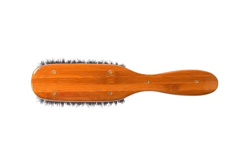 Vista 5 de Bass Brushes Cepillo de madera de jabalí semiovalado, 1 EA