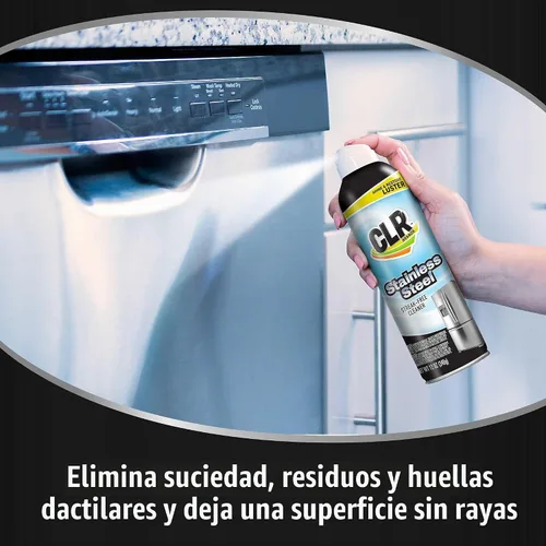 Vista 5 de CLR Brands Limpiador de acero inoxidable sin manchas, lata de aerosol de 12
