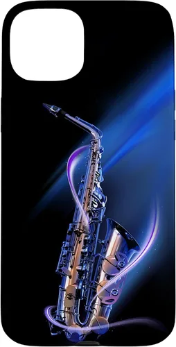 Vista 9 de Funda para iPhone 16 Minimalist Saxophone Style PC Saxophonist Lover