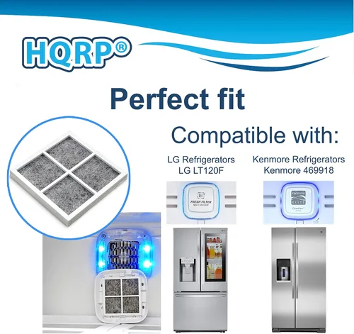 Vista 5 de HQRP Filtro de aire fresco compatible con refrigeradores LG LFX25991ST, LFX28968ST, LFX29927ST, LFX29927SW, LFX29927SB, LFX29945ST, LFX31925ST