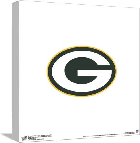 Vista 11 de Trends International Gallery Pops NFL Green Bay Packers - Arte de pared de marca primaria, versión enmarcada negra, 12 x 12 pulgadas