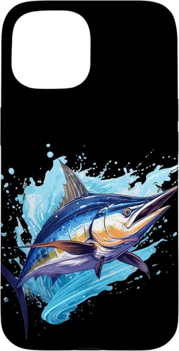 Vista 6 de Funda para iPhone 12 Pro Max con peces marinos para amantes de los pescadores y Marlin