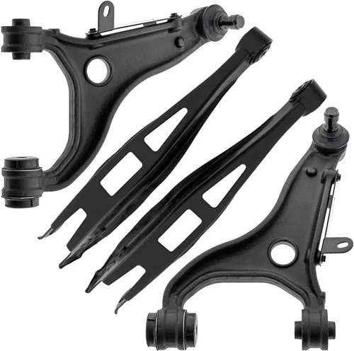 Vista 194 de Detroit Axle - 4 piezas de brazos de control traseros para Ford C-Max, Focus, Mazda 3 5, Volvo C30, C70, S40, V50, 4 brazos de control superiores e