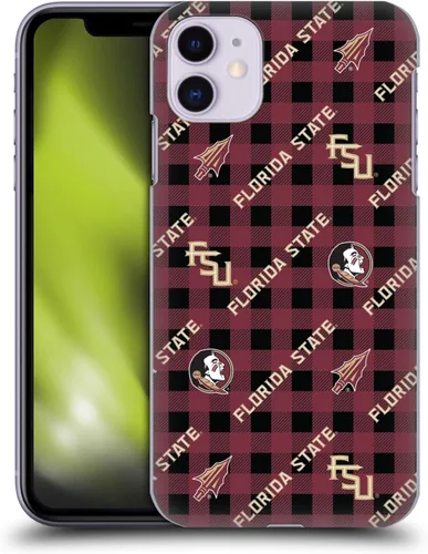 Vista 12 de Head Case Designs Funda rígida con licencia oficial de la Universidad Estatal de Florida FSU Camou compatible con Apple iPhone 11