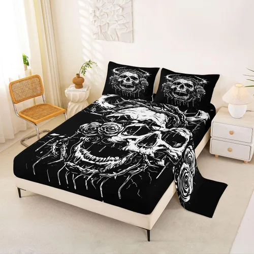 Vista 44 de Erosebridal Juego de sábanas con diseño de gato tamaño individual, sábana encimera Kawaii Garfield para niños y niñas, sábanas con huellas de patas