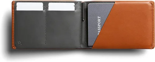 Vista 2 de Bellroy Billetera de viaje, titular de documentos de viaje (pasaporte, billetes, efectivo, tarjetas y bolígrafo) -, Caramelo, Wtrb
