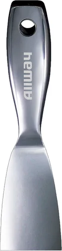 Vista 5 de ALLWAY UX15F - Cuchillo de masilla de acero inoxidable flexible de una sola pieza, 1.5 pulgadas Mango ergonómico, extremo de martillo integrado