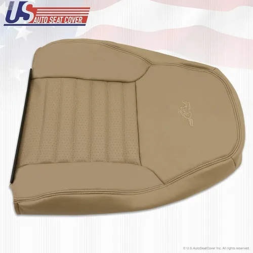 Vista 4 de 1999 2000 2001 2002 2003 2004 para Ford para Mustang GT Driver Top Back Cubierta de cuero marrón