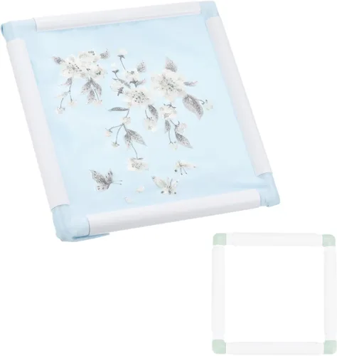 Vista 20 de PATIKIL Aros de bordado, marco universal de aro para bordar, reutilizable, cuadrado, rectangular, de plástico, para manualidades, costura