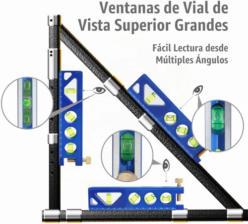 Vista 7 de WORKPRO Nivel de torpedo magnético de 6-1/2 pulgadas