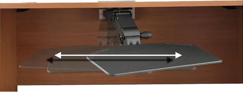 Vista 5 de Bush Business Furniture Accesorios Bandeja articulada para teclado, color negro