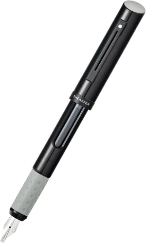 Vista 2 de Sheaffer Pluma estilográfica Calligraphy - Minikit con tapa negra y ribete negro mate - Punta fina, media y ancha y 18 cartuchos incluidos.