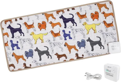 Vista 5 de DOGNESS Rechargeable Scat Mats for Dogs, Cat Shock Mat - 31.5"x14.4" Balcón para gatos