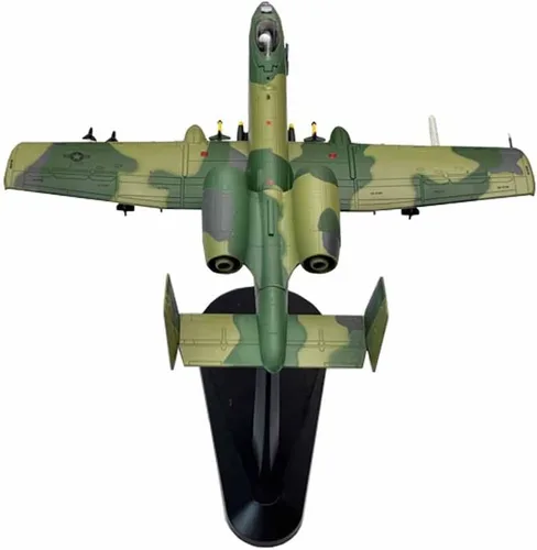 Vista 5 de 1/100 Escala A10 A-10A Warthog Ataque Avión Metal Avión Militar Juguete Modelo Modelo Colección Regalo