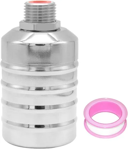 Vista 7 de Joywayus Válvula de control de nivel de agua automática de la conexión masculina del hilo de la válvula G1/2 del flotador del acero inoxidable 304