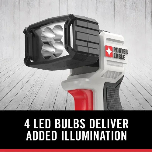 Vista 6 de Reflector LED de litio PORTER CABLE PCC700B 20-volt MAX
