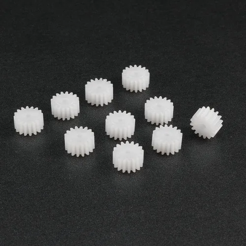 Vista 3 de uxcell Engranajes de plástico 16 dientes modelo 162A engranajes de reducción engranajes de gusano de plástico para RC coche robot motor