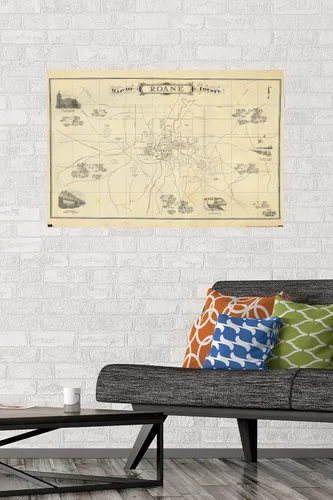 Vista 2 de Trends International Netflix Stranger Things: Season 4 - Póster de pared de mapa, 22.375 x 34 pulgadas, versión sin marco